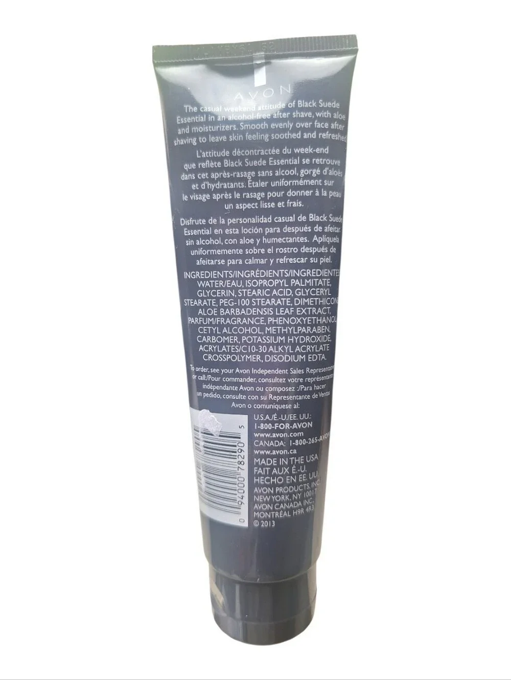 AVON Black Suede Essential After Shave Conditioner (3.4 fl oz/100 ml) RARE - NEW